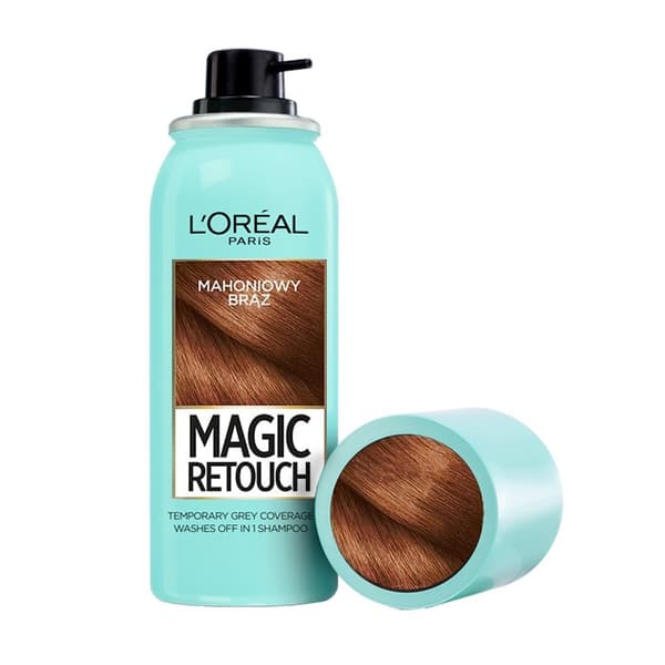 L'Oréal Magic Retouch tyvisuihke - mahonki-ruskea 75ml