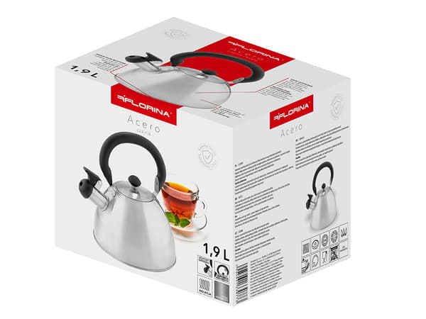 ACERO KEDEL I RUSTFRIT STÅL 1,9 L