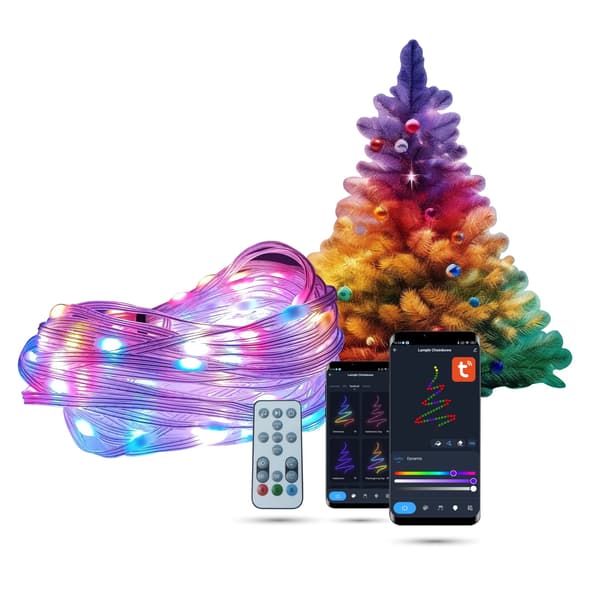 WiFi LED julelys 10m Tuya Musik