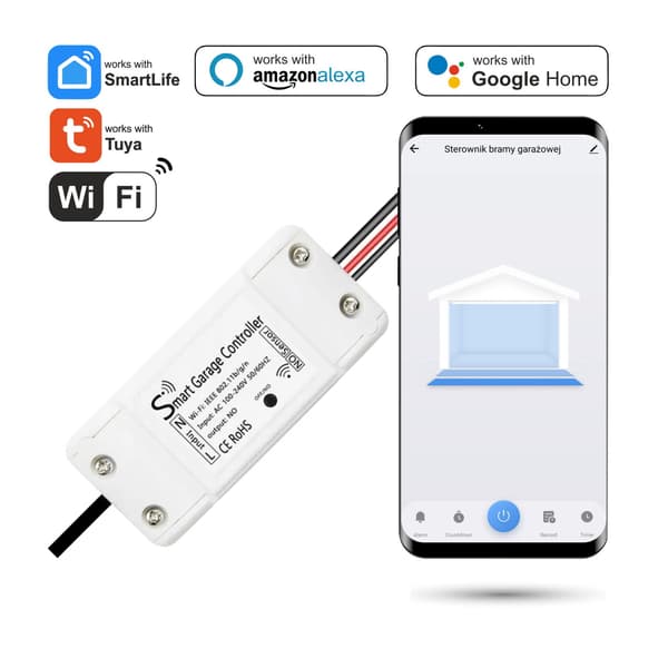 Tuya WiFi Garageportscontroller