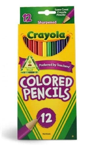 CRAYOLA 12-farvede blyanter