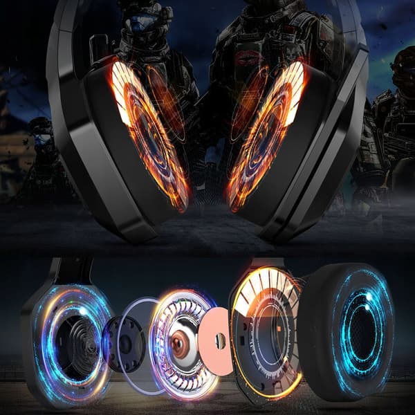 Onikuma K10 trådbundna on-ear-hörlurar