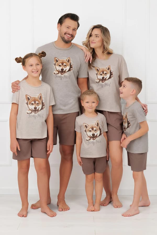 Shiba kortærmet pyjamas til piger, 4 år