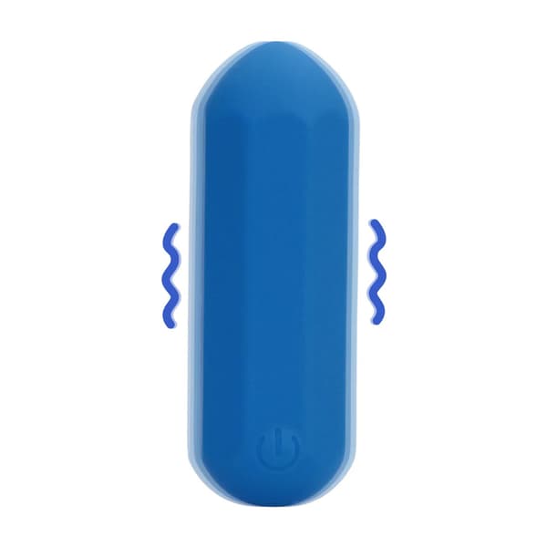 Kuusikulmainen Bullet Vibrator - Jetset Blue