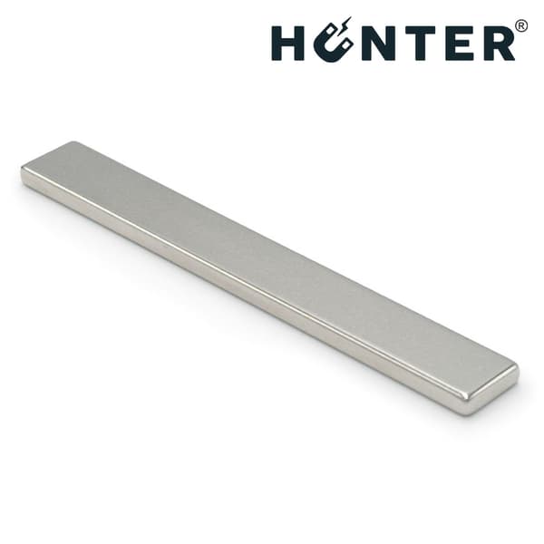 NEODYMIUM PLADE MAGNET 80x10x3mm, stærk, stang, rektangulær, HUNTER