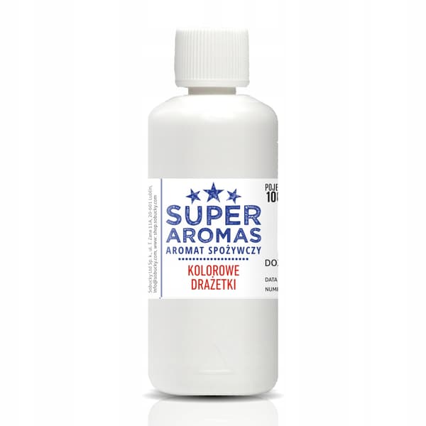 Super aromas ruoka-aromit värilliset dražeet 100 ml
