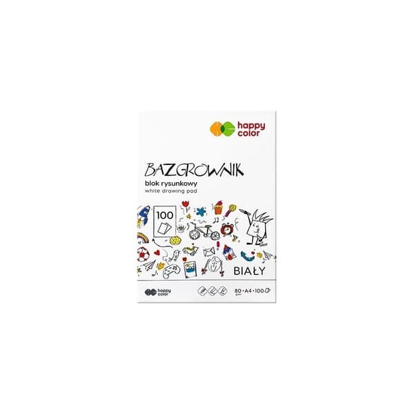 Tegneblok Scribbler A4/100K HAPPY COLOR