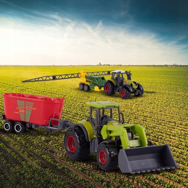 [pacza][1] Traktor Traktor Jordbruksmaskiner Bonde Z553 Set