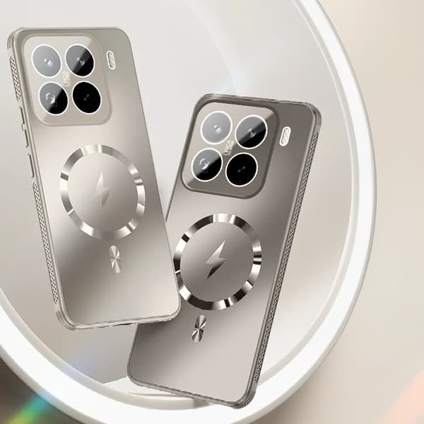 Etui til Xiaomi 15, MagSafe, titaniumguld