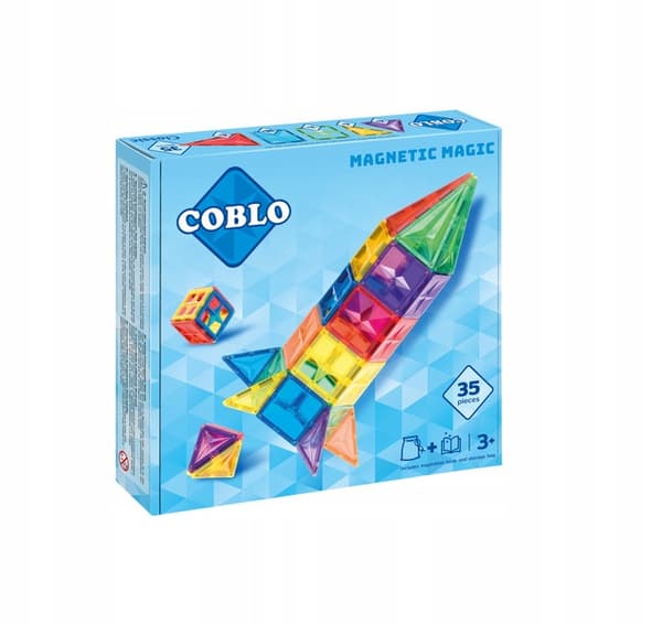 COBLO, Basale magnetiske klodser, 35 stk.