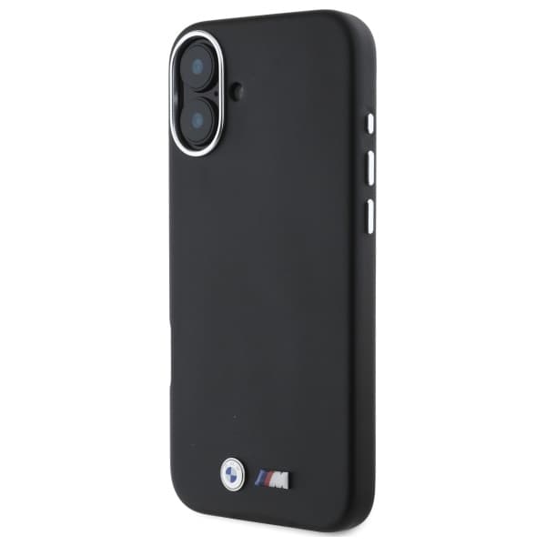 BMW M Smooth Full Wrapped Metal MagSafe-cover til iPhone 16 Plus, sort