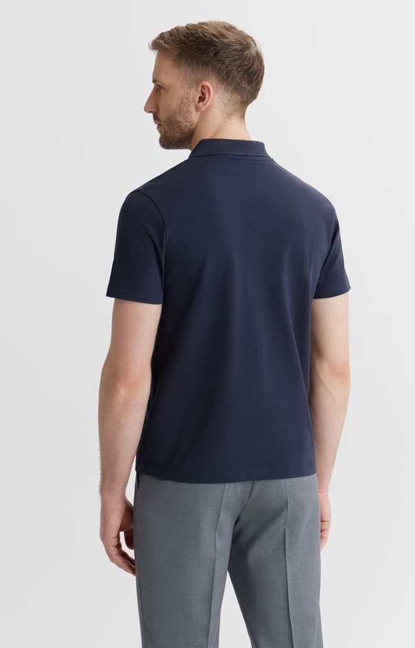 Poloshirt med S-logo