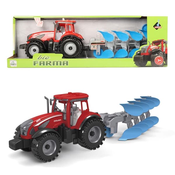 Traktor med plov
