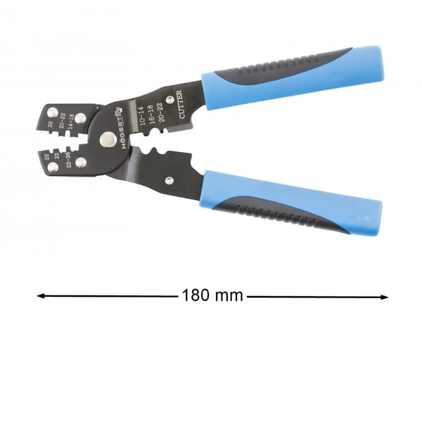 Krympetang til isolerede og uisolerede terminaler 0,08 - 2,0 mm2