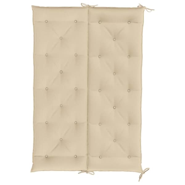 vidaXL Gungdyna, Beige, 150 cm, Tyg