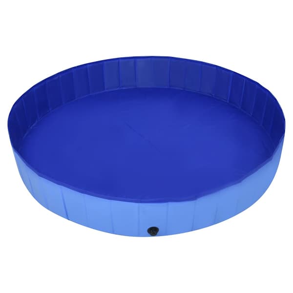 vidaXL foldbar hundepool blå 300x40 cm PVC