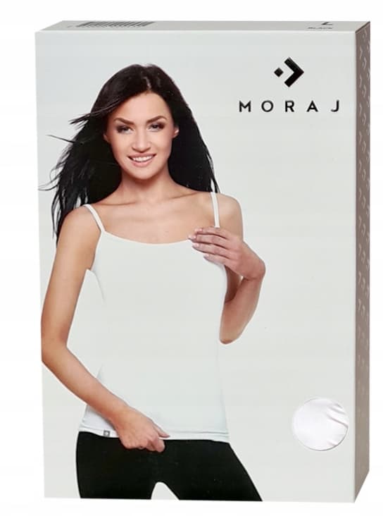 BOMULDSCAMISOLE MORAJ XL hvid