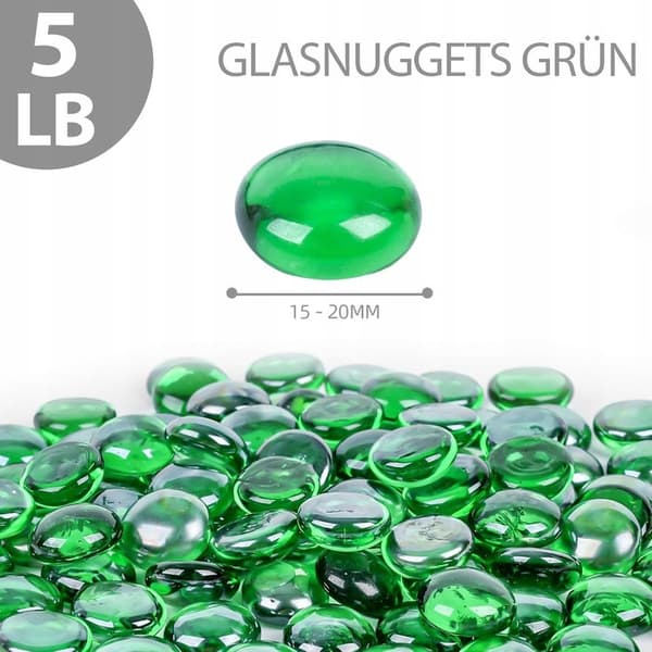 Dekorative glasmosaiksten 2250g til haven, gør-det-selv-urtepotter
