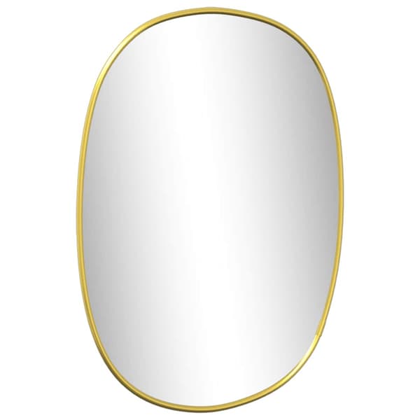 vidaXL Väggspegel, guld, 40x30 cm