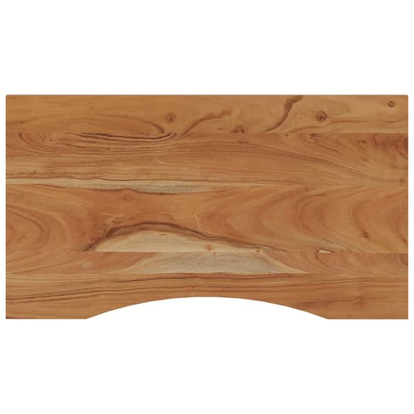 vidaXL skrivebordsplade 100x50x2,5 cm rektangulær massiv akacietræ