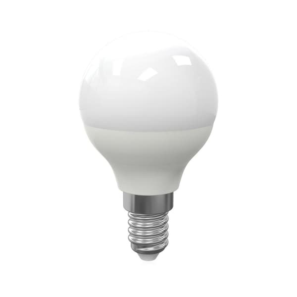 Lämmin valkoinen LED-lamppu 7W E14 G45