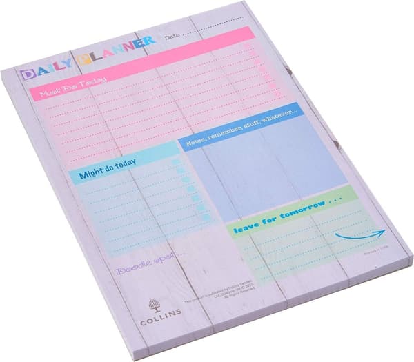 Collins A5 Daglig Planner 60 Ark Notesbog