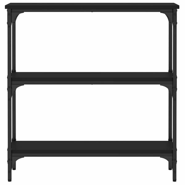 vidaXL konsolbord sort 75x22,5x75 cm