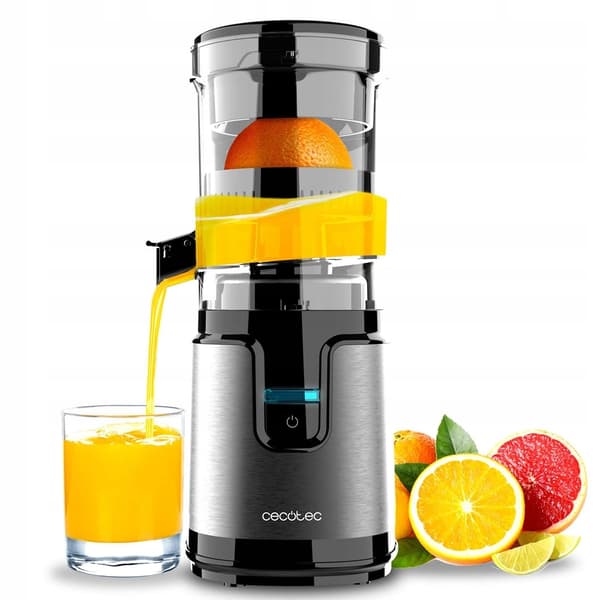 Cecotec Essential TowerAdjust Easy Steel elektrisk citruspress