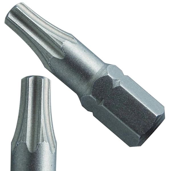 Skruetrækkerbits Skruetrækkerbits Torx T20 bits 25 mm S2 stål 2 stk.