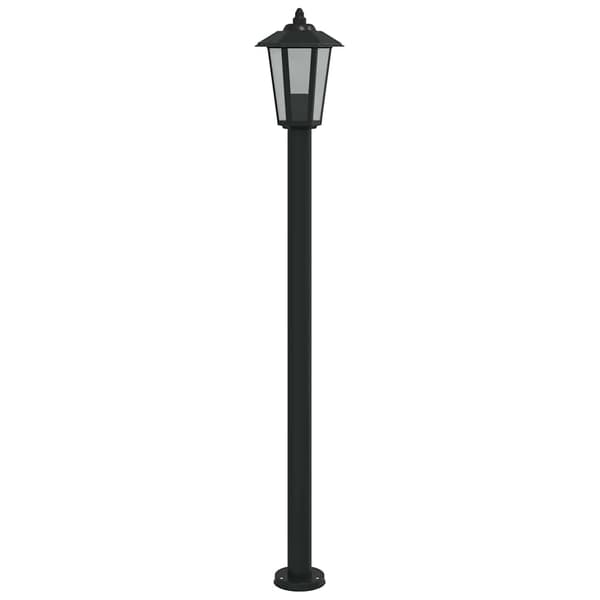 vidaXL havelamper, 3 stk., sort, 120 cm, stål