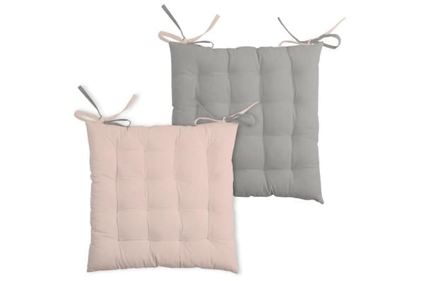 DUO stolsdyna 40x40 puderrosa
