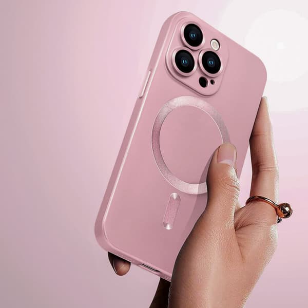 iPhone 16 Pro Max -kotelo, ColorMag, MagSafelle, pinkki