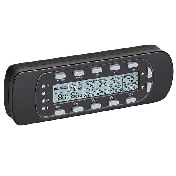 Repti-Zoo EZ Thermo-Hygro-Timer Control - termo-/hygrostat med en andra timer