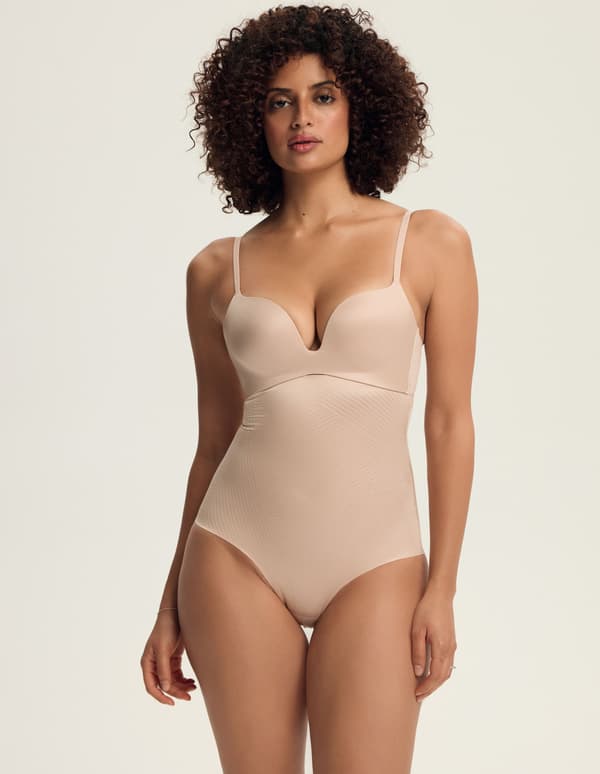 Shapy Esotiq trosor med hög midja | Beige S