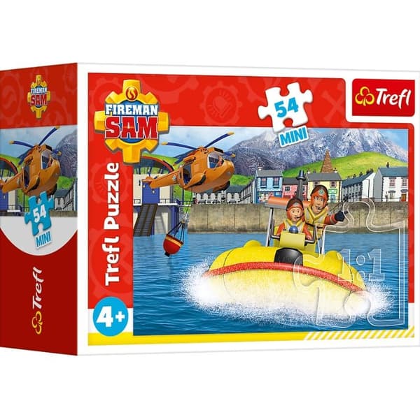 Puzzle 54 Mini Fireman Sam valmiustilassa 4 TREFL