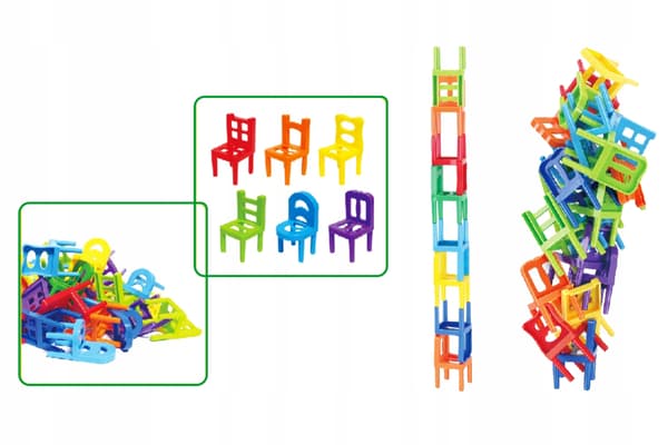 LITTLE GENIUS BLOCKS STOLAR - 40 DELAR