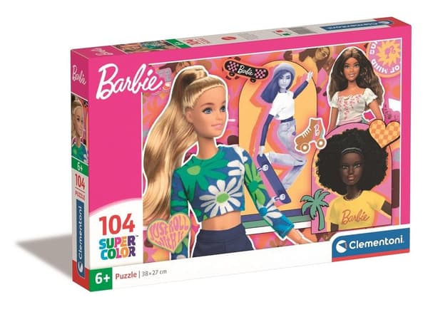 Puslespil 104 Super Farve Barbie