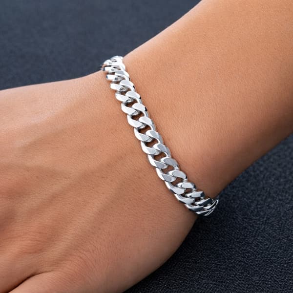 Herrearmbånd i sølv TYK 6 mm sølv 925 FULD ARMOR