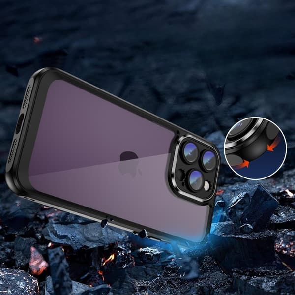 Fodral för iPhone 13 Pro, ERBORD Impact Guard, svart