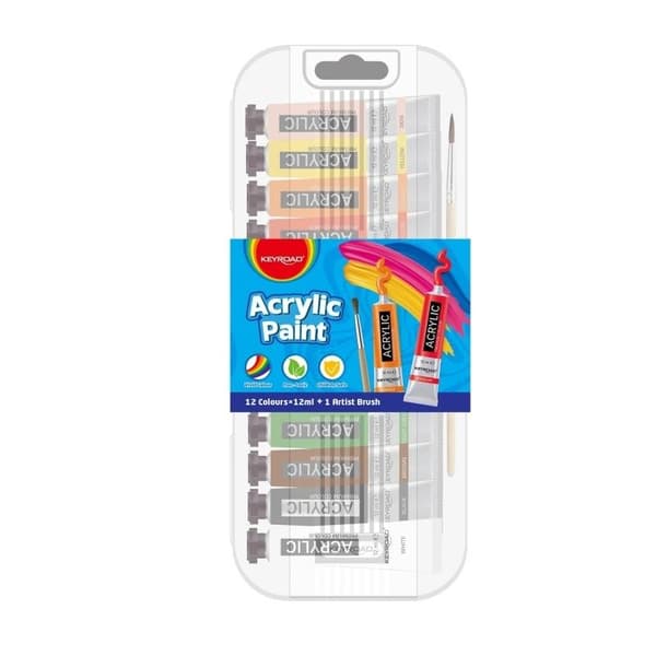 Akrylmaling 12x12ml
