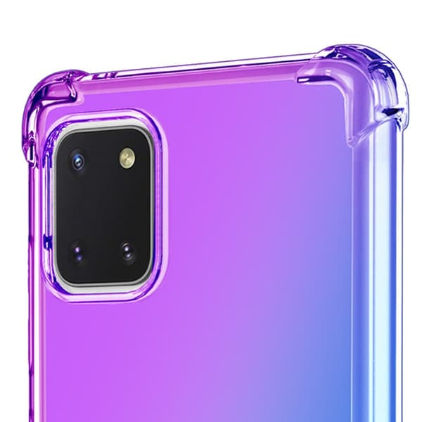 Gradient Dropproof Cover til Samsung Galaxy A22 5G, Lilla/Blå