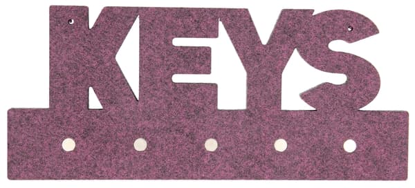 KEYS nøgleorganisator farve: lilla