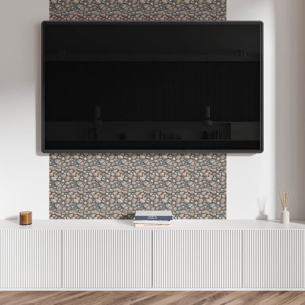 Vinylplattset med sovrumstema - Stenstrukturmönster 6x60x30 cm