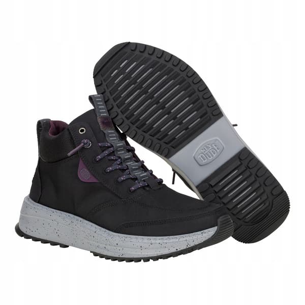 HEYDUDE TAHOE NYLON 42058 |45| GRÅ/SORT