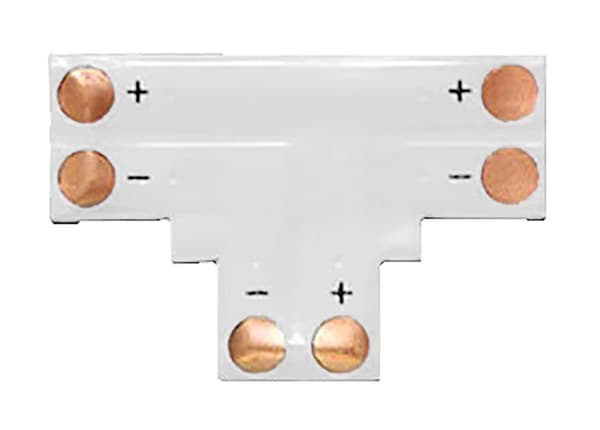 T-stik til 48V 8 mm LED-strimler