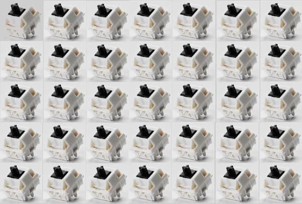 Everglide Dark Jade Switch 35 stk. Switch til mekanisk tastatur Tac