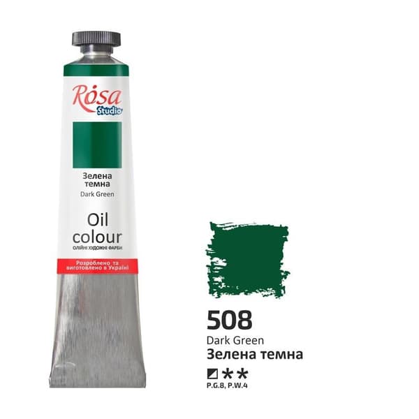 Oliemaling dybgrøn 508 45ml
