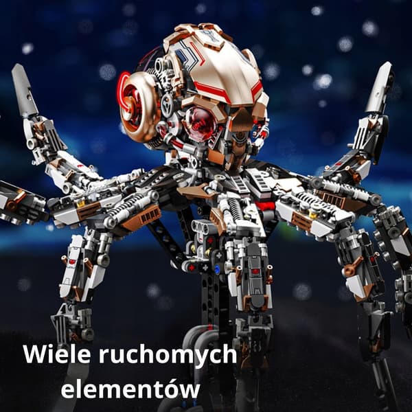 Technic MJI 13085 - Mekanisk blæksprutte LED, bevægelige dele 1768 stk.