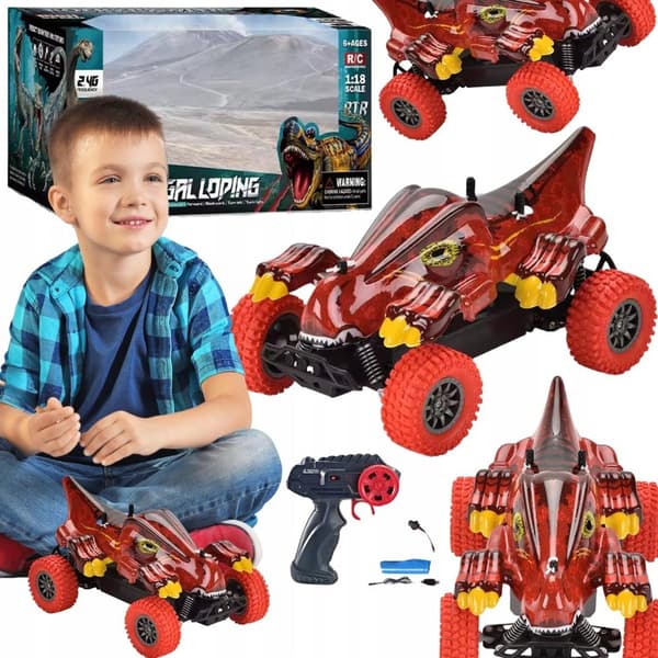 Kauko-ohjattava dinosaurusauto