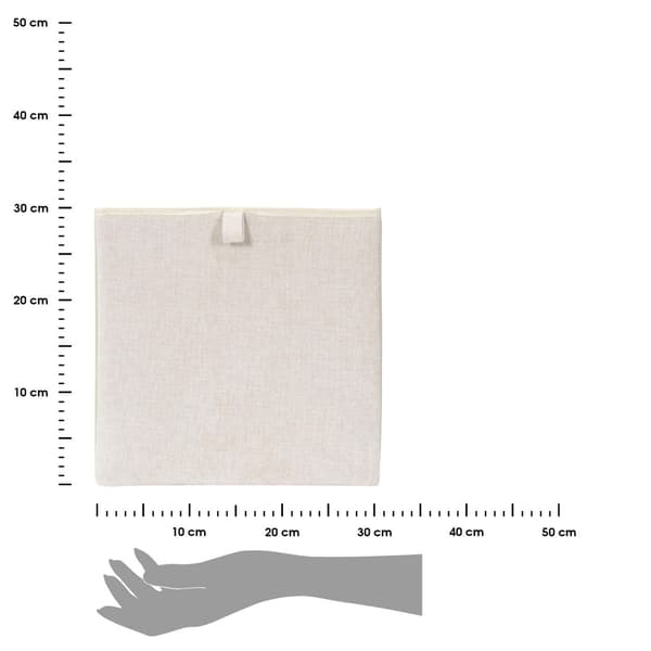 MAVI foldbar tekstilbeholder beige